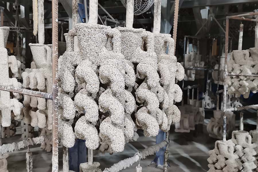 shell drying for lost wax casting process