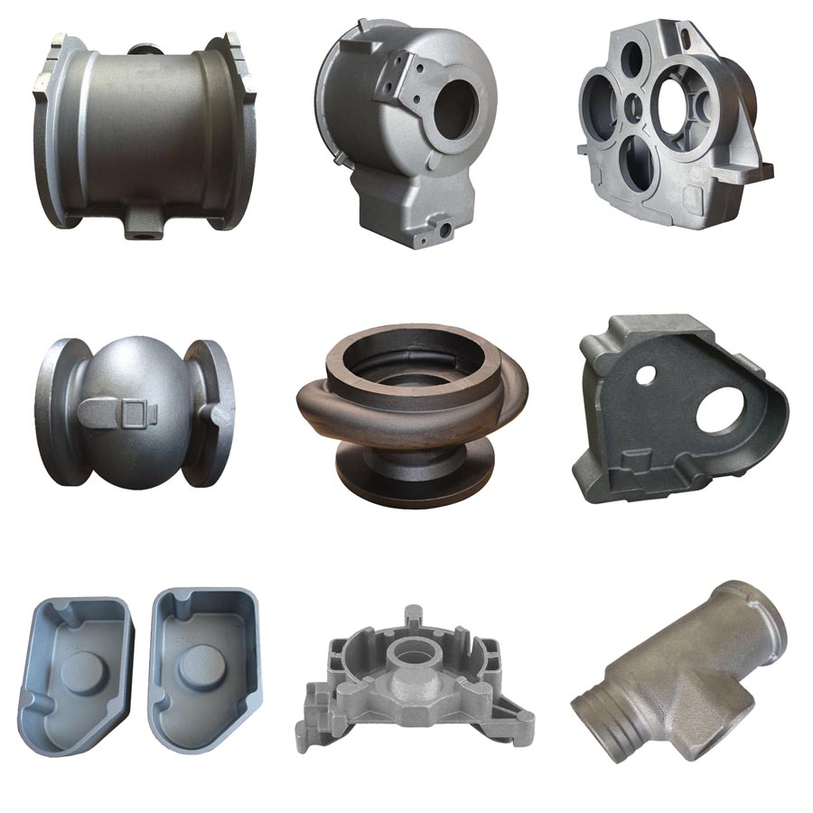 coated sand shell casting components
