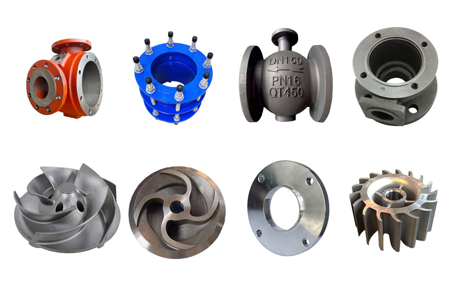 valve and pump parts by casting and machining