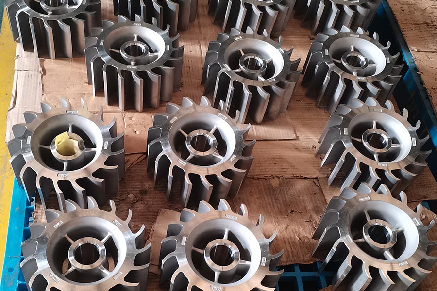 CNC machining impellers of stainless steel